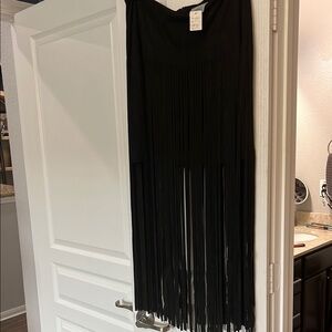 🤠 Black Fringe Skirt 🤠